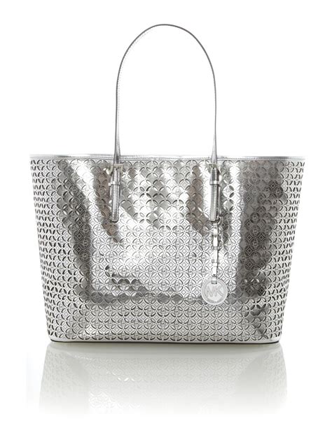 silver with braids michael kors purses|Michael Kors silver handbags sale.